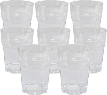 depa Drinkglas - 50x - transparant - onbreekbaar kunststof - 220 ml