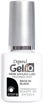 Depend Nagellak Depend Gel iQ Back in Black 5 ml