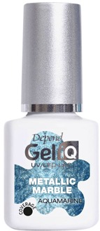 Depend Nagellak Depend Gel iQ Metallic Marble Aquamarine 5 ml