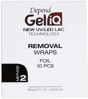 Depend Nagelverzorging Depend Gel iQ Rem Wraps Foil 10 st