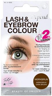 Depend Wimper & Wenkbrauwverf Depend Lash & Eyebrow Colour Dark Brown 1 pack
