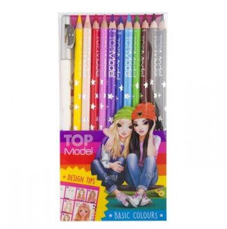Depesche Top Model - Coloured Pencils - 12 Colours (046694) Multi