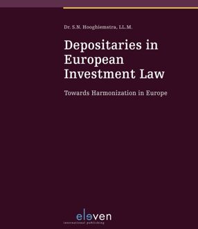 Depositaries in European Investment Law - eBook Sebastiaan Hooghiemstra (9462748772)