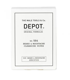 Depot - No. 504 Beard & Moustache Cleansing Wipes 12 Salviette