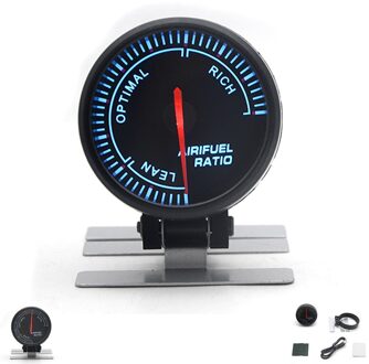 Depotuning 2.5 "60Mm Boost Vacuum Water Temp Olie Temp Olie Druk Voltage Toerenteller Air Fuel Ratio Egt Gauge zwart Kleur Blauw Led