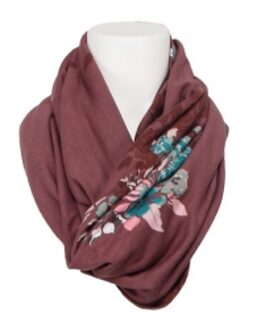 Dept shawl - mauve Paars - one size