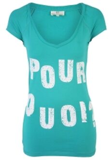 Dept t-shirt - Pour Quoi - Groen / Green - XS