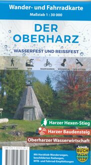 Der Oberharz Wander- und Fahrradkarte 1 : 30 000