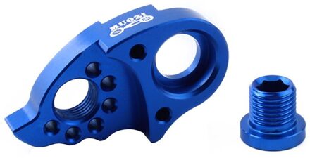 Derailleurhanger Extender Kit Fiets Staart Haak Uitbreiding Aluminium Fietsen Derailleur Adapter Fietsonderdelen 40T 42T 46T blauw