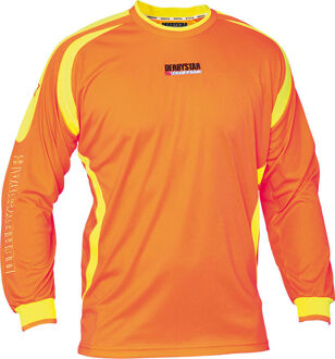 Derbystar Aponi Sportshirt - Maat 116  - Unisex - oranje/geel