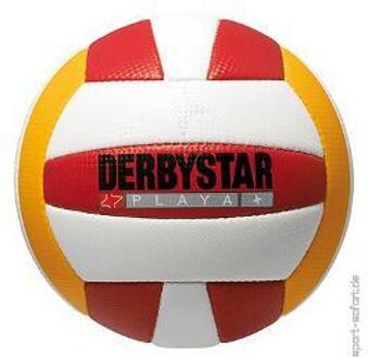 Derbystar Beachvolleybal Playa Oranje met grijs - 5