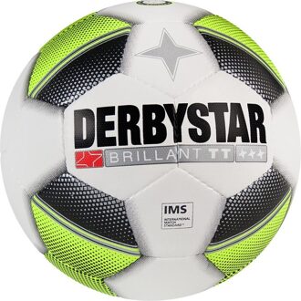 Derbystar Brillant TT - Voetbal - wit/geel/zwart