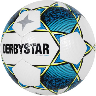 Derbystar Classic Light II Voetbal Junior wit - blauw - geel - zwart - 5