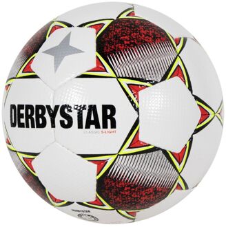 Derbystar Classic S-Light II Voetbal Junior wit - rood - geel - zwart - 4