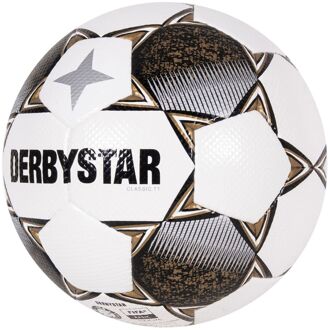 Derbystar Classic TT II Voetbal wit - zwart - goud - 5