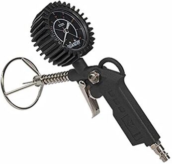 Derbystar Compressor Pistool II met drukmeting en naald 78915 Zwart - One Size