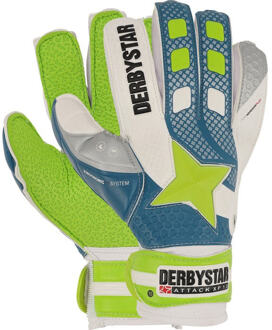Derbystar Keepershandschoen Attack XP 13 Blauw / groen / wit - 10,5