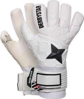 Derbystar Keepershandschoen Classico I Wit / zwart - 10.5