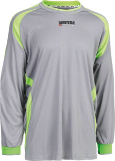 Derbystar keeperskleding keepertrikot aponi Grijs / limegreen - 140