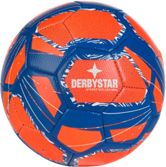 Derbystar Mini Voetbal Street Soccer V24 Oranje blauw wit 4274 Oranje / wit / blauw - 47 cm omtrek balmaat 1