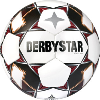 Derbystar Voetbal ATMOS APS V22 1105 wit zwart rood Wit / zwart / rood - 5