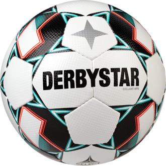Derbystar Voetbal Brillant APS V20 Wit groen zwart 1738 maat 5 Wit / groen / zwart
