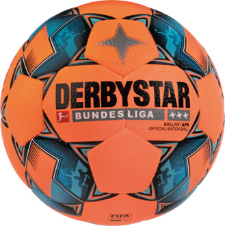Derbystar Voetbal Brillant APS Winter Bundesliga Oranje / zwart / blauw - 5