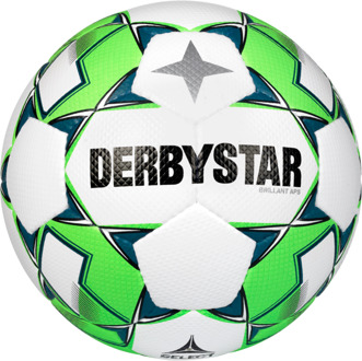 Derbystar Voetbal Brillant APS Wit groen grijs 1749 Wit / groen / grijs - 5
