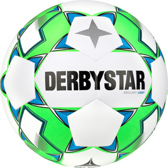 Derbystar Voetbal Brillant Light DB V23 wit groen grijs 1033 Wit / groen / grijs - 4