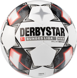 Derbystar Voetbal Brillant Replica Bundesliga Wit / Zwart / Rood - 4