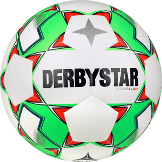 Derbystar Voetbal Brillant S-Light DB V23 wit groen rood 1034 Wit / Groen / Rood - 4