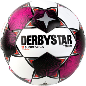 Derbystar Voetbal Bundesliga Club S-Light Wit grijs pink maat 4