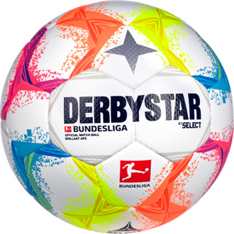 Derbystar Voetbal Derbystar Brillant APS Bundesliga 22/23 Wit / geel / blauw - 5