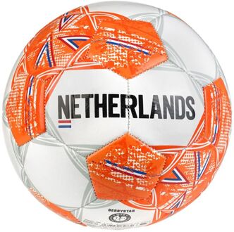 Derbystar Voetbal EM24 Wit / oranje - 5