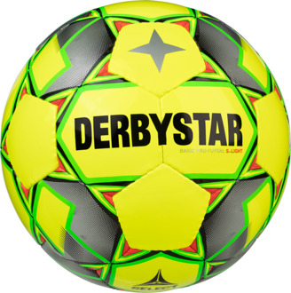 Derbystar Voetbal Futsal Basic Pro S-light Geel 1743 fluo geel - 4