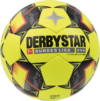 Derbystar Voetbal Futsal Brillant APS Bundesliga Geel / zwart/ rood / grijs - 4