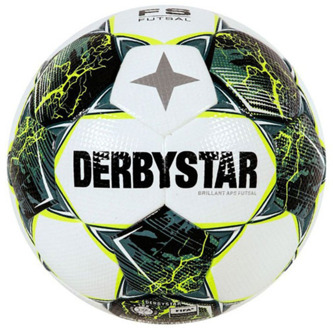 Derbystar Voetbal Futsal Brillant TB V24 1519 Wit / zwart / geel - 4