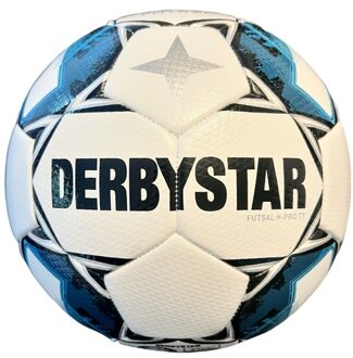Derbystar Voetbal Futsal Hyper Pro TT V25 Wit blauw zwart 1593 Wit / blauw - 4