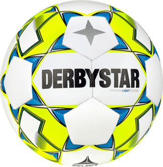 Derbystar Voetbal Futsal Stratos Light 1556 Wit / geel / blauw - 4
