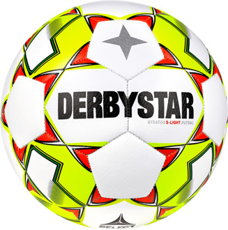 Derbystar Voetbal Futsal Stratos S-Light V23 1557 Wit / geel / blauw - 4
