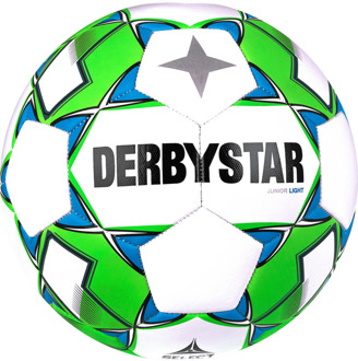 Derbystar Voetbal Junior Light V23 wit groen blauw 1723 Wit / groen / blauw - 4