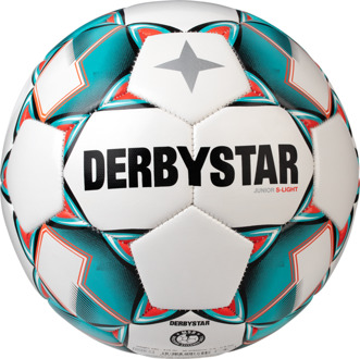 Derbystar Voetbal Junior S-Light V20 wit groen zwart 1722 Wit / groen / zwart - 3