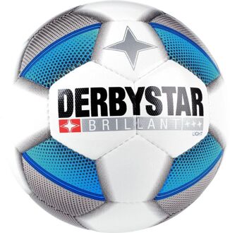 Derbystar Voetbal Kinderen - wit/blauw/zwart Maat 4