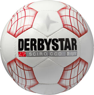 Derbystar Voetbal Scirocco S-Light Wit/rood - 5