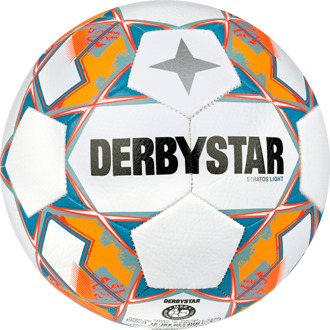 Derbystar Voetbal Stratos V23 Light 1043 wit blauw oranje Wit / blauw / oranje - 4