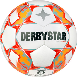 Derbystar Voetbal Stratos V23 S-Light 1044 wit oranje grijs Wit / oranje / grijs - 4