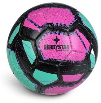 Derbystar Voetbal Street Soccer Groen pink zwart V22 1547 Groen / pink / zwart - 5