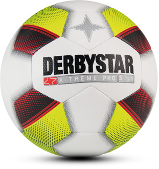 Derbystar Voetbal X-Treme Pro S-Light Wit Rood Geel - 3