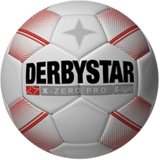 Derbystar Voetbal X-Zero Pro S-Light 1185 Wit / rood - 4