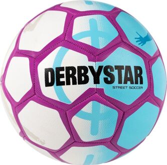 Derbystar VoetbalKinderen en volwassenen - paars/blauw/wit